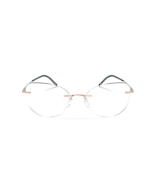 Silhouette Metallic Glasses