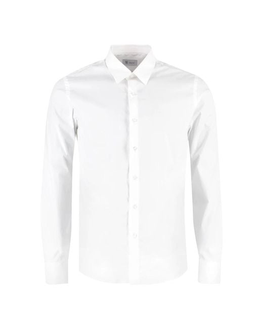 THE (Alphabet) White Formal Shirts for men