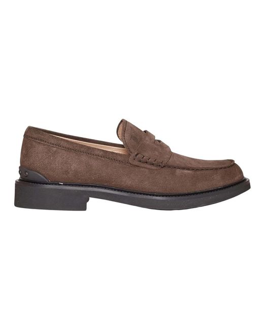 Tod's Brown Sailor Shoes for men