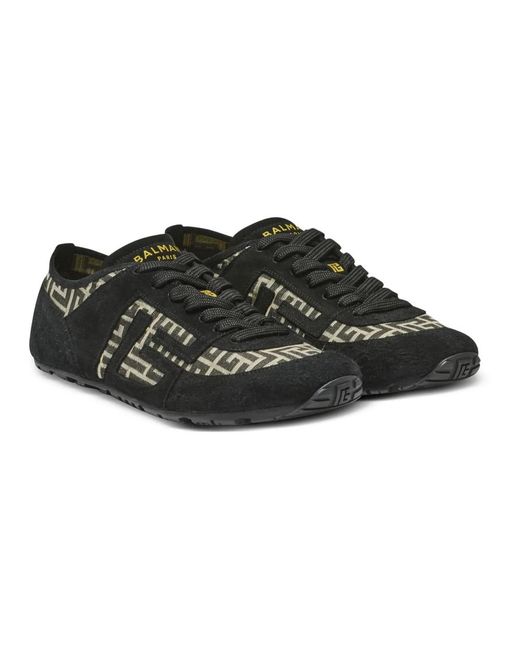 Balmain Black Sneakers for men