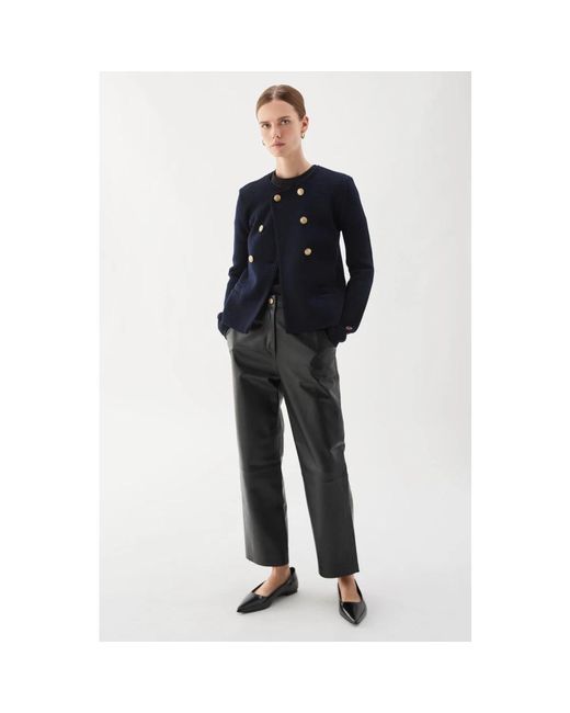 BUSNEL Truien & Vesten ,Blauw ,Wol Kelly Jacket in het Blue