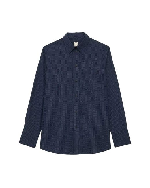 Ines De La Fressange Paris Blue Maureen shirt