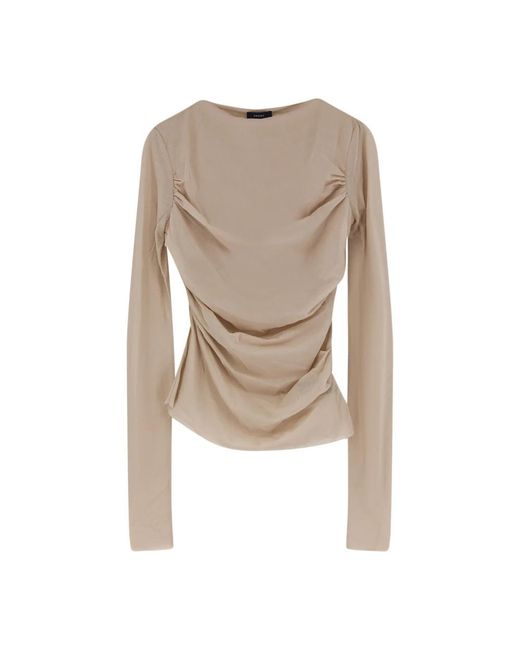 Soeur Natural Long Sleeve Tops