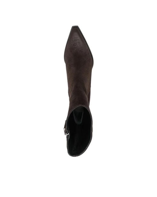 Poeve Brown Cowboy & Biker Boots