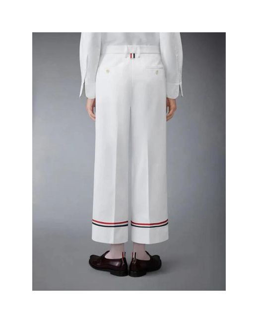 Thom Browne Beltloop Chino in het White