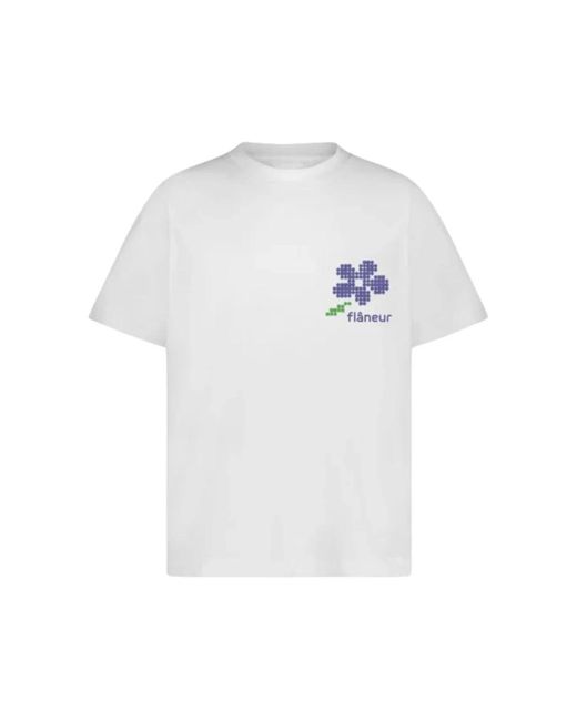 flâneur White T-Shirts for men