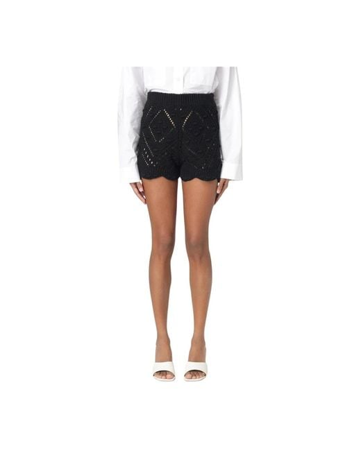 Twinset Black Short Shorts