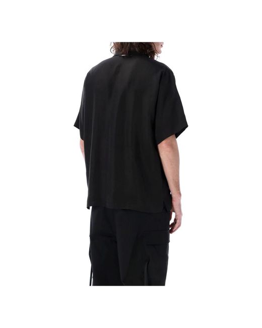 MSGM Black Short Sleeve Shirts for men