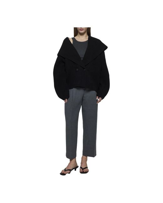 Totême Black Cashmere Knitwear