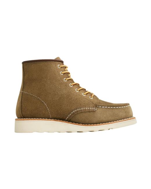 Red Wing Brown Lace-Up Boots