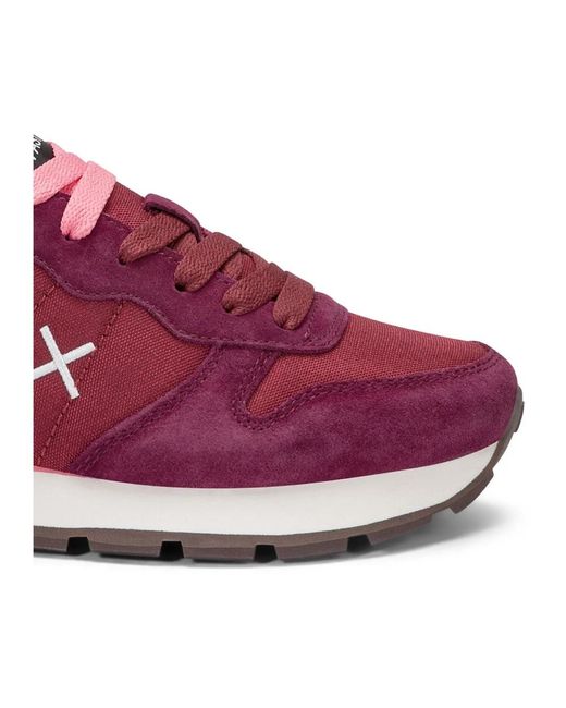 Sun 68 Purple Sneakers