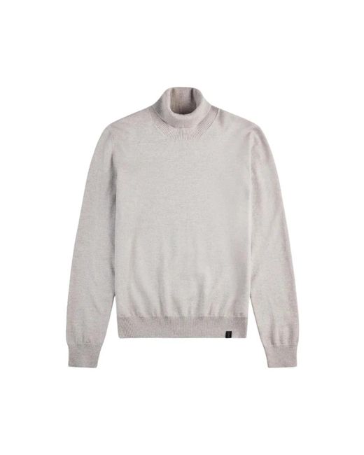 Fay Turtleneck Trui in het Gray voor heren