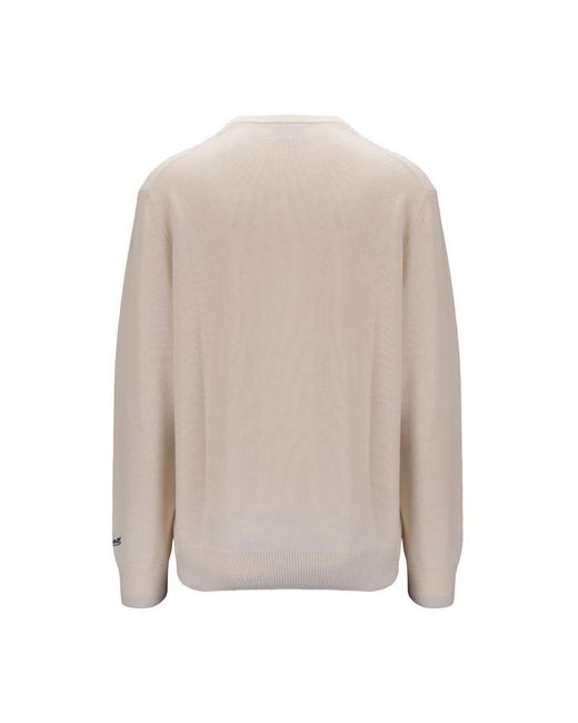 Mc2 Saint Barth Gray Round-Neck Knitwear for men