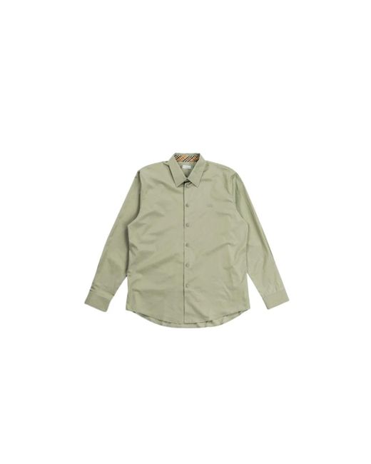 Burberry Casual Shirts in het Green voor heren
