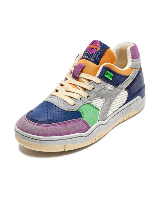 Diadora Blue Sneakers for men