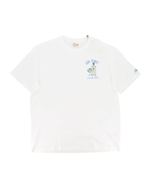 T-Shirts Mc2 Saint Barth de hombre de color White