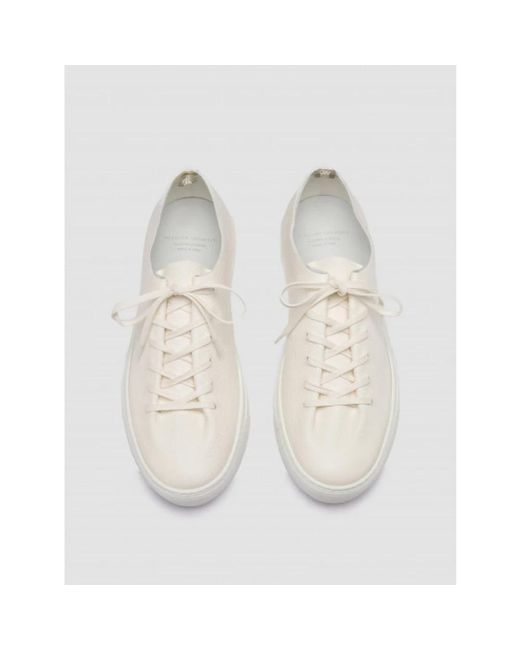 Officine Creative Leichte Weiße Ledersneaker in White für Herren