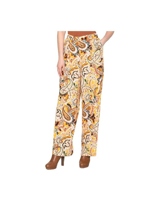 Naf Naf Metallic Wide Trousers