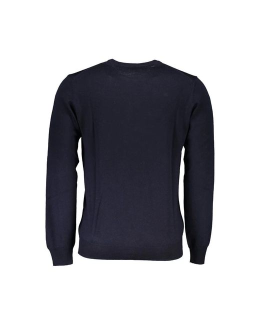 North Sails Hydrowool langarm pullover in Blue für Herren