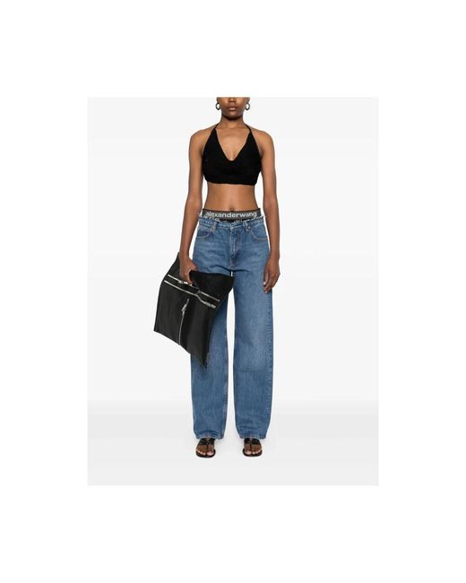 Alexander Wang Blauwe Noos Ez Jeans Dameskleding in het Blue