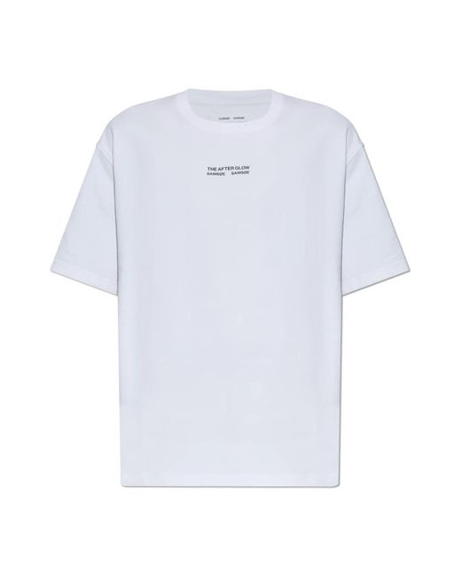 T-Shirts Samsøe & Samsøe de hombre de color Blue