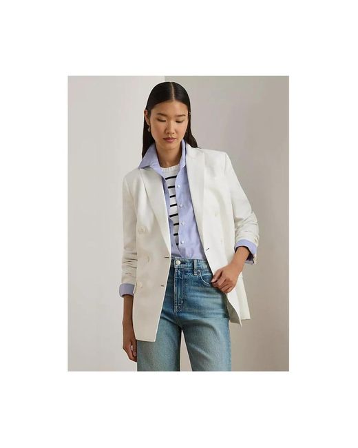 Ralph Lauren White Blazers