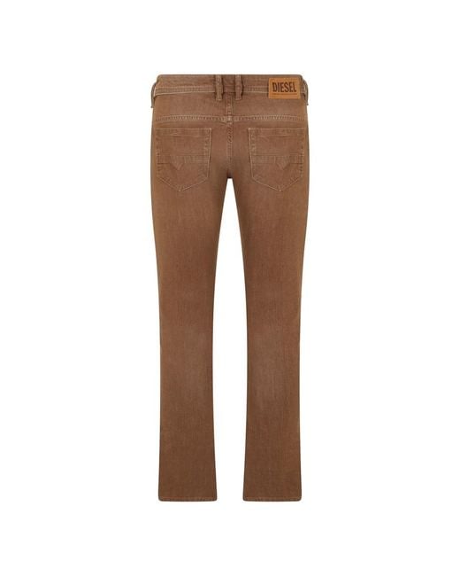 DIESEL Brown Straight Jeans for men