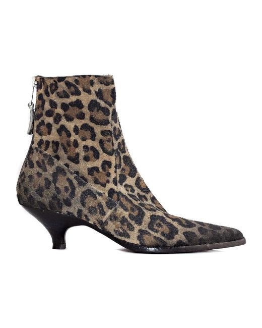 Heeled Boots Elena Iachi en coloris Brown