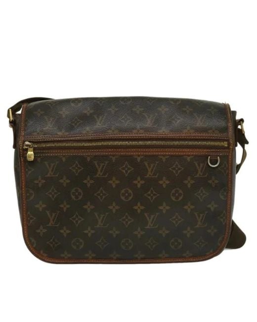 Borsa a tracolla Louis Vuitton Messenger in tela a scacchi nera e