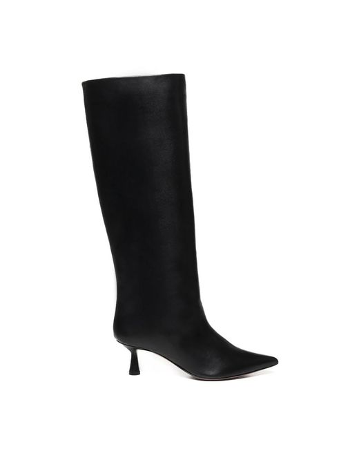 Giuliano Galiano Black Heeled Boots