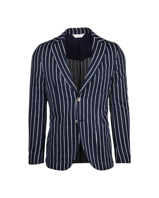 Paoloni Blue Blazers for men