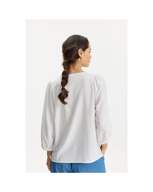 Blouses iN FRONT de color Gray