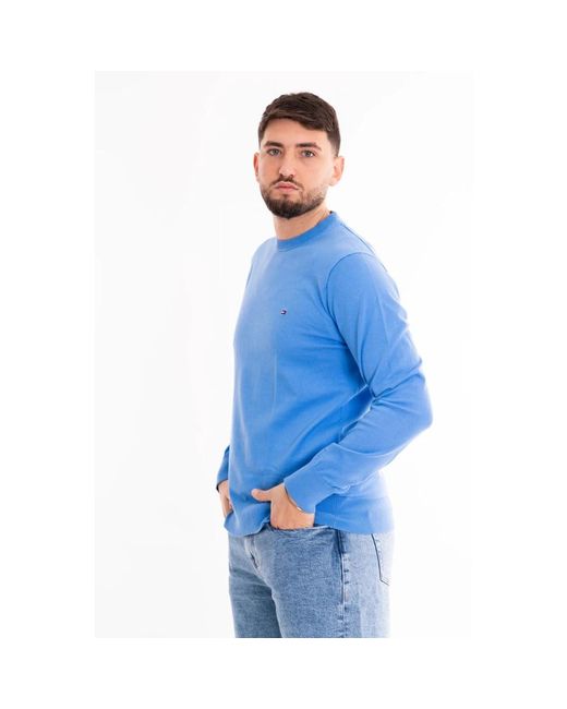 Tommy Hilfiger Retro crew neck sweater in Blue für Herren