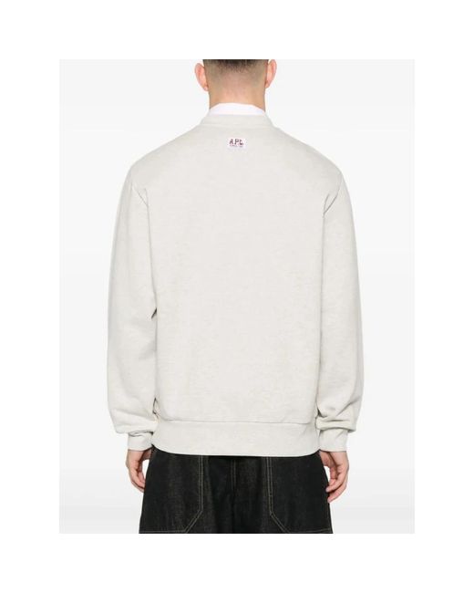 A.P.C. Sweatshirts in het White voor heren