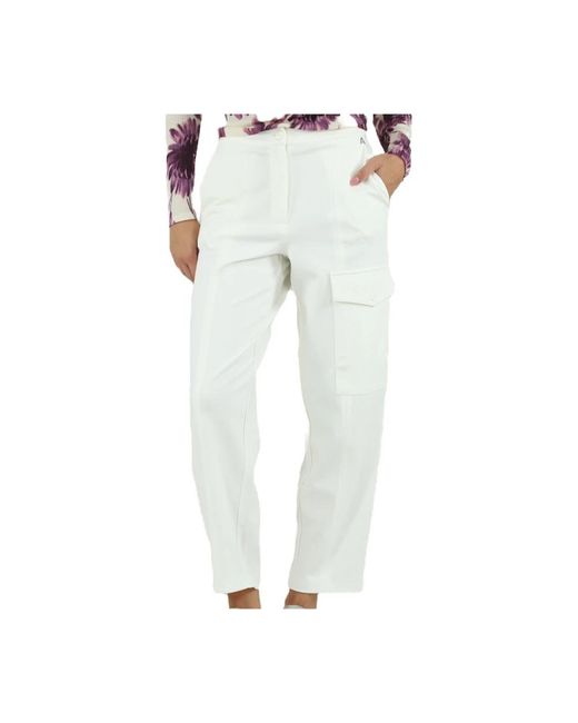 Twinset Gray Cropped Trousers