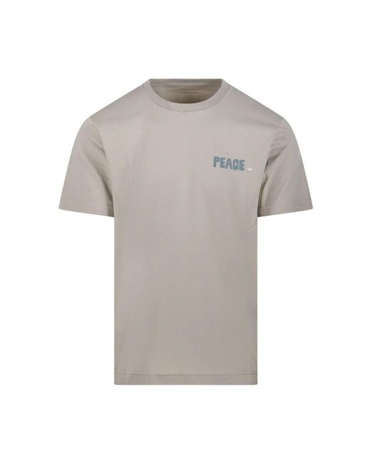 T-Shirts Emporio Armani pour homme en coloris Gray