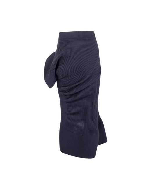 Issey Miyake Blue Midi Skirts