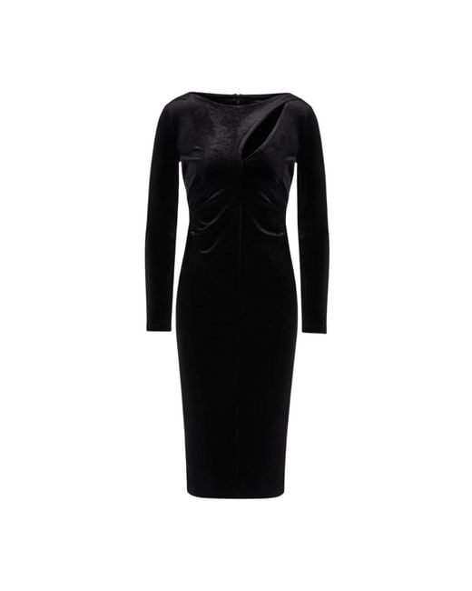 ARMANI EXCHANGE Black Midi Dresses