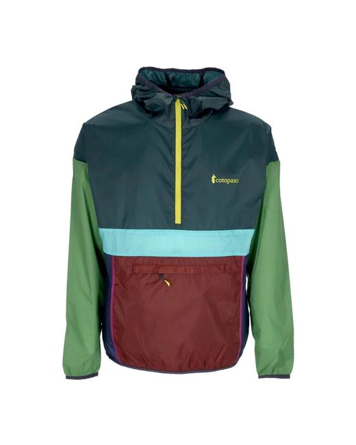 COTOPAXI Jassen ,Veelkleurig ,Polyester Opvouwbare Windbreaker Anorak Met Capuchon in het Green voor heren