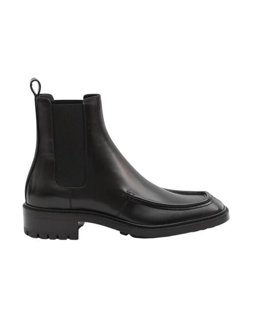 Saint Laurent Black Chelsea Boots for men