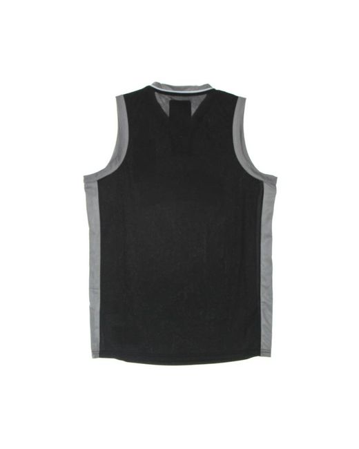 Propaganda Tops ,Zwart ,Polyester Zwarte Mesh Basketbal Tanktop in het Black voor heren