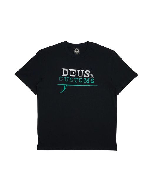 Deus Ex Machina Wellen box fit tee in Black für Herren