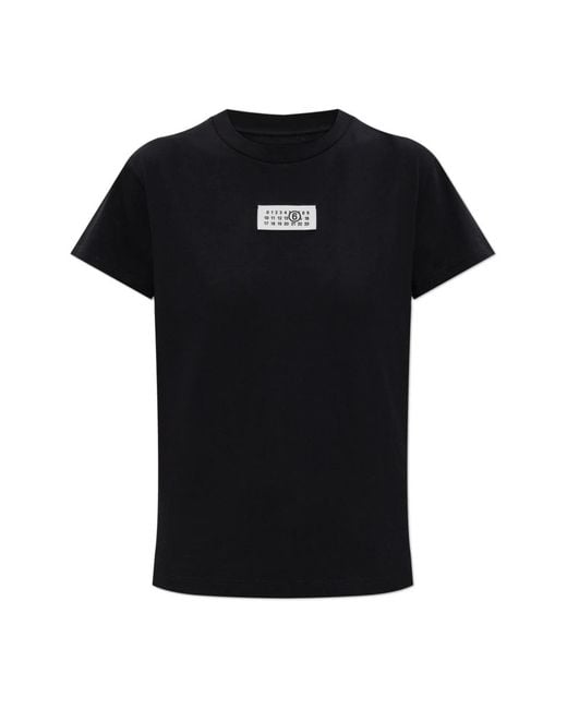 MM6 by Maison Margiela Black T-Shirts