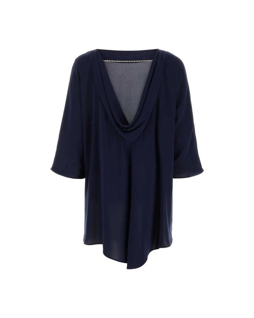 Max Mara Blue Blouses