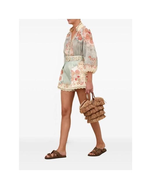 Zimmermann Natural Blouses