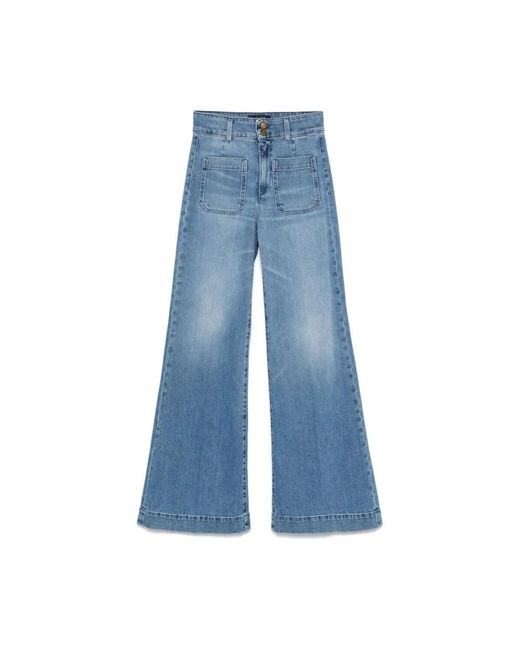Seafarer Blue Wide Jeans