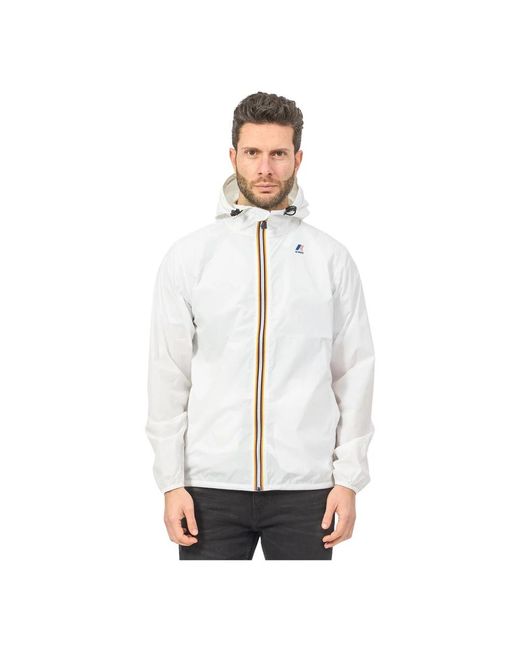 K-Way Weiße leichte kapuzenjacke in White für Herren
