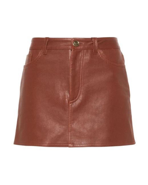 Etro Brown Short Skirts