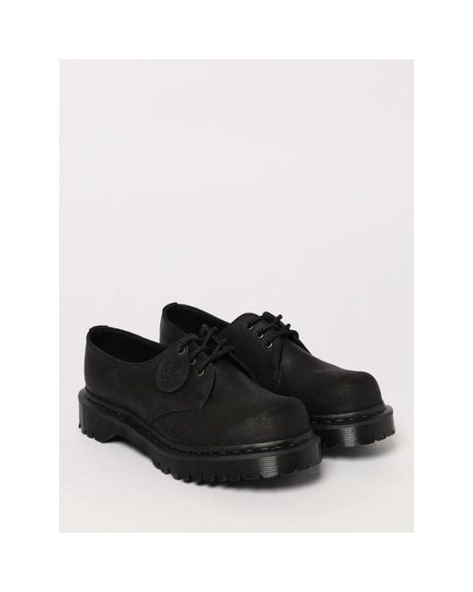 Dr. Martens Black Laced Shoes for men
