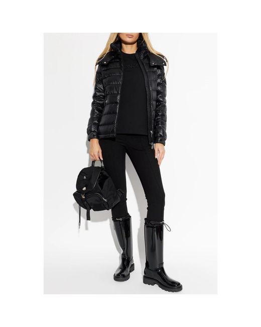 Moncler Jassen ,Zwart ,Leer Dalles Down Jacket in het Black